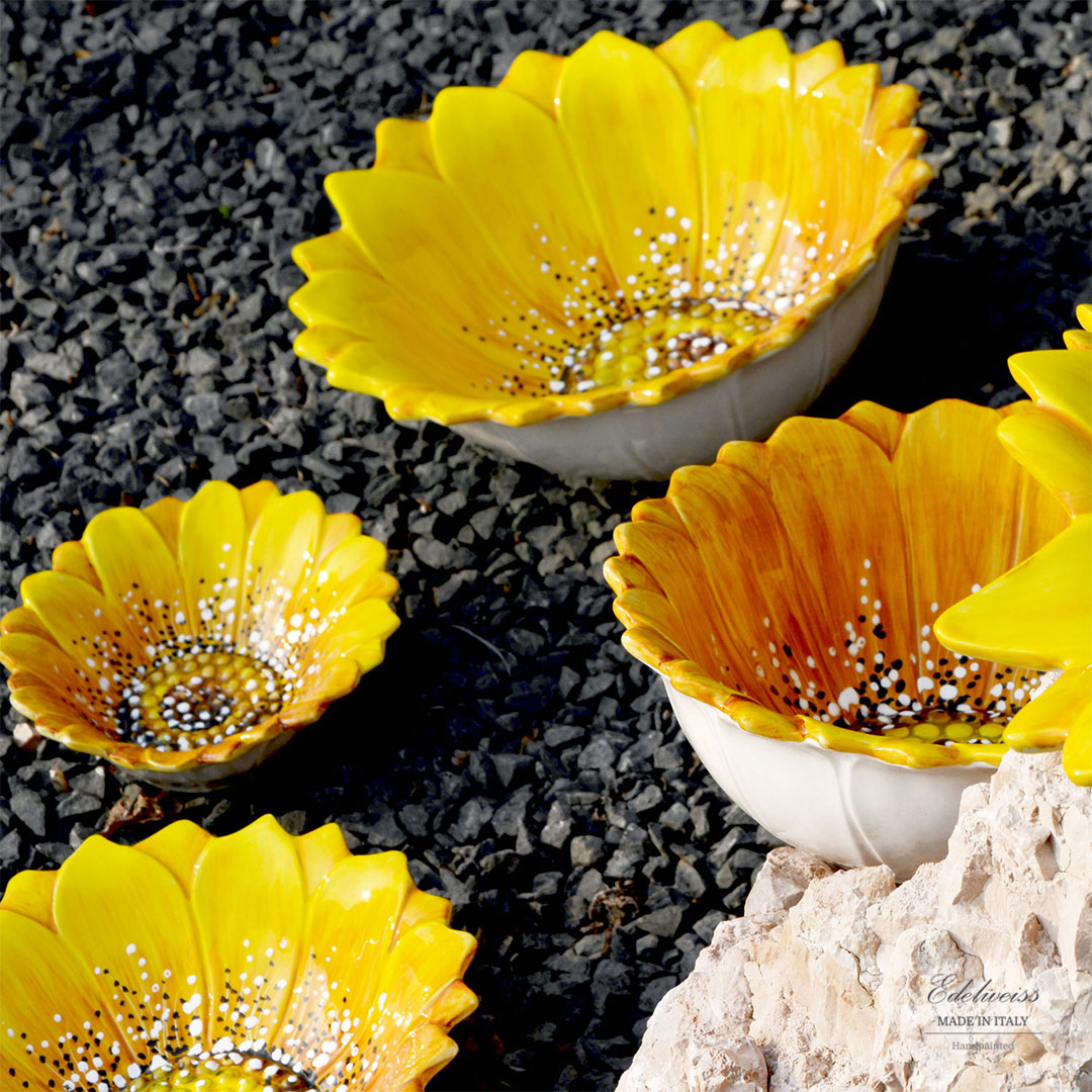 Small Yellow Daisy Bowl