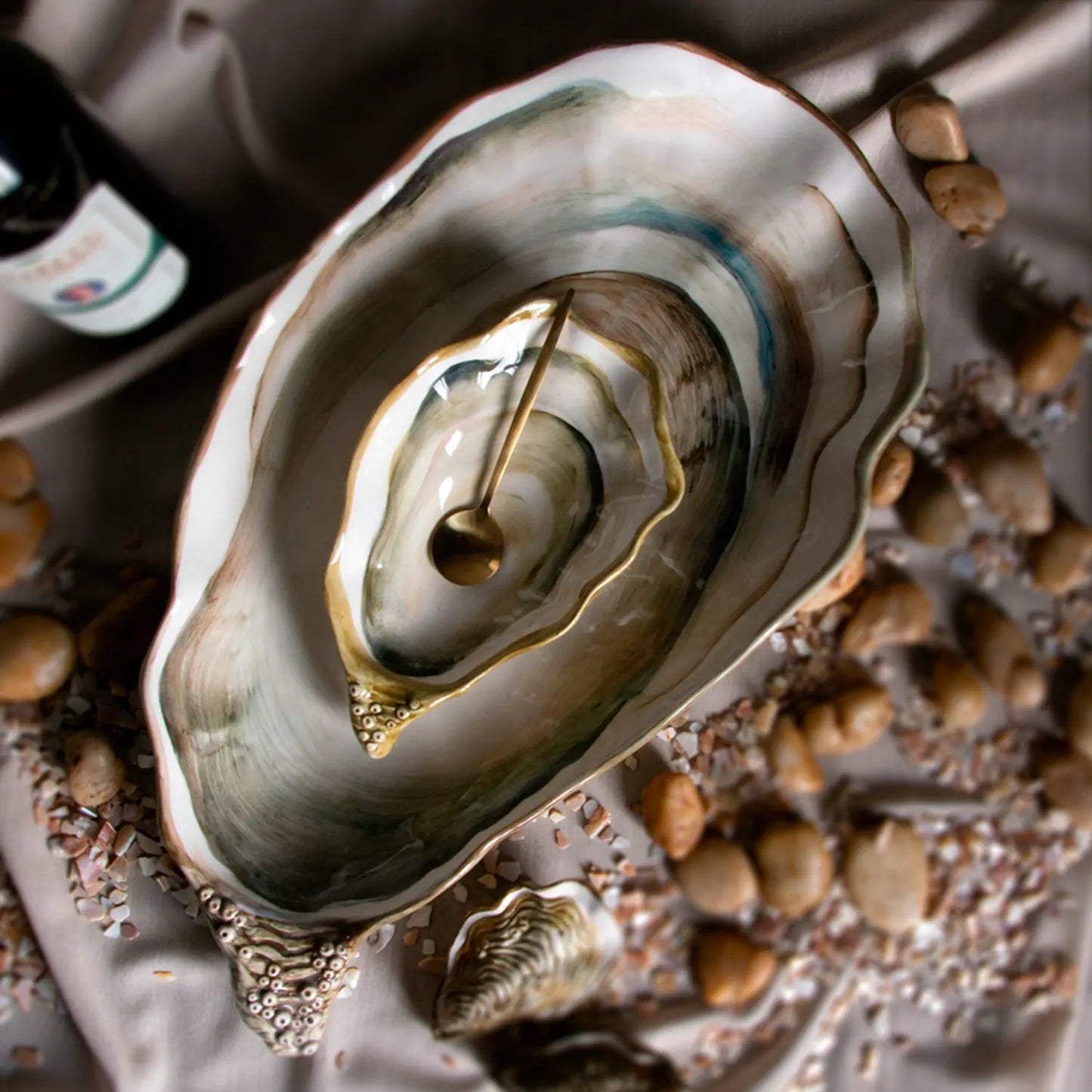Large Oyster Serving Tray