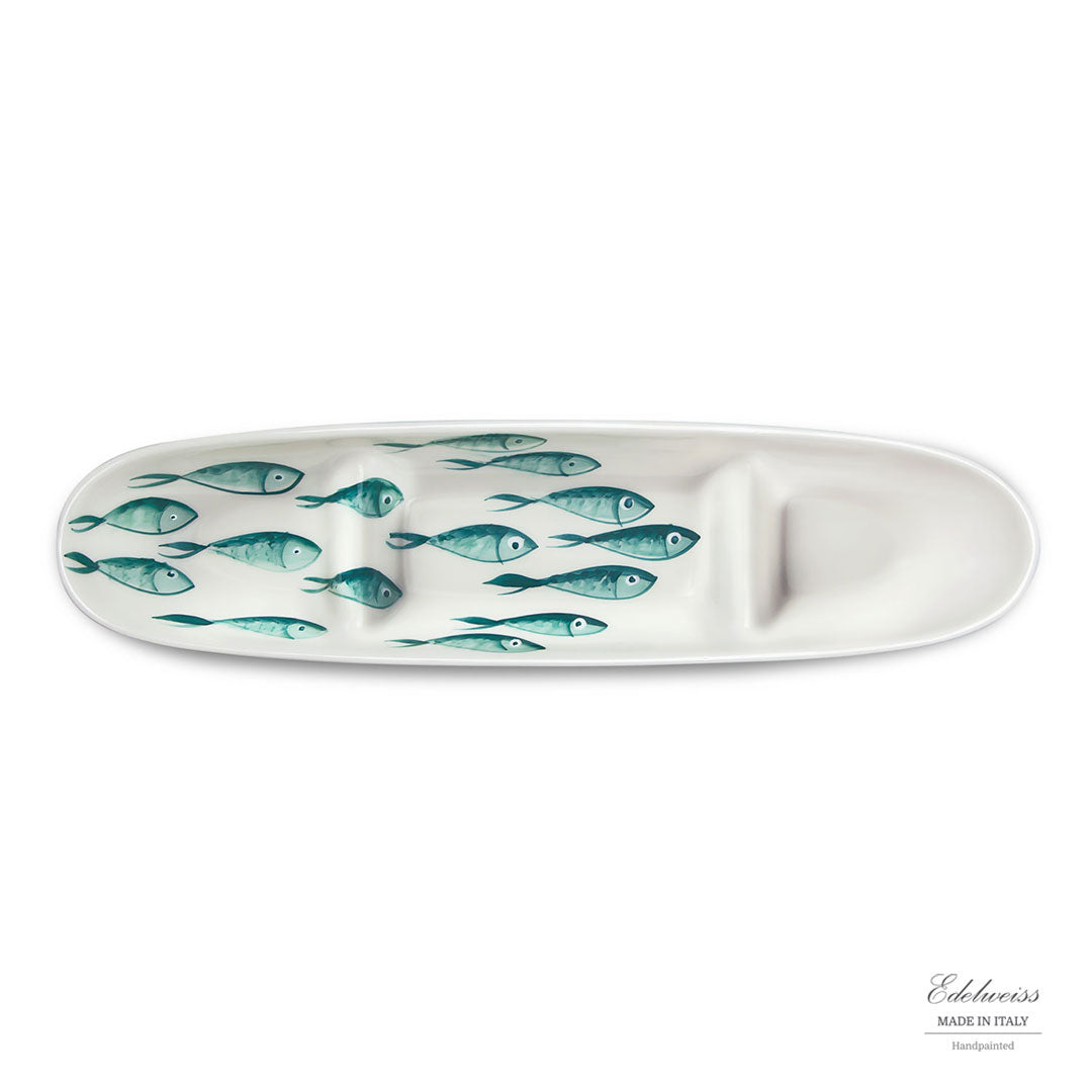 Fishes Appetiser Divided Serving Tray