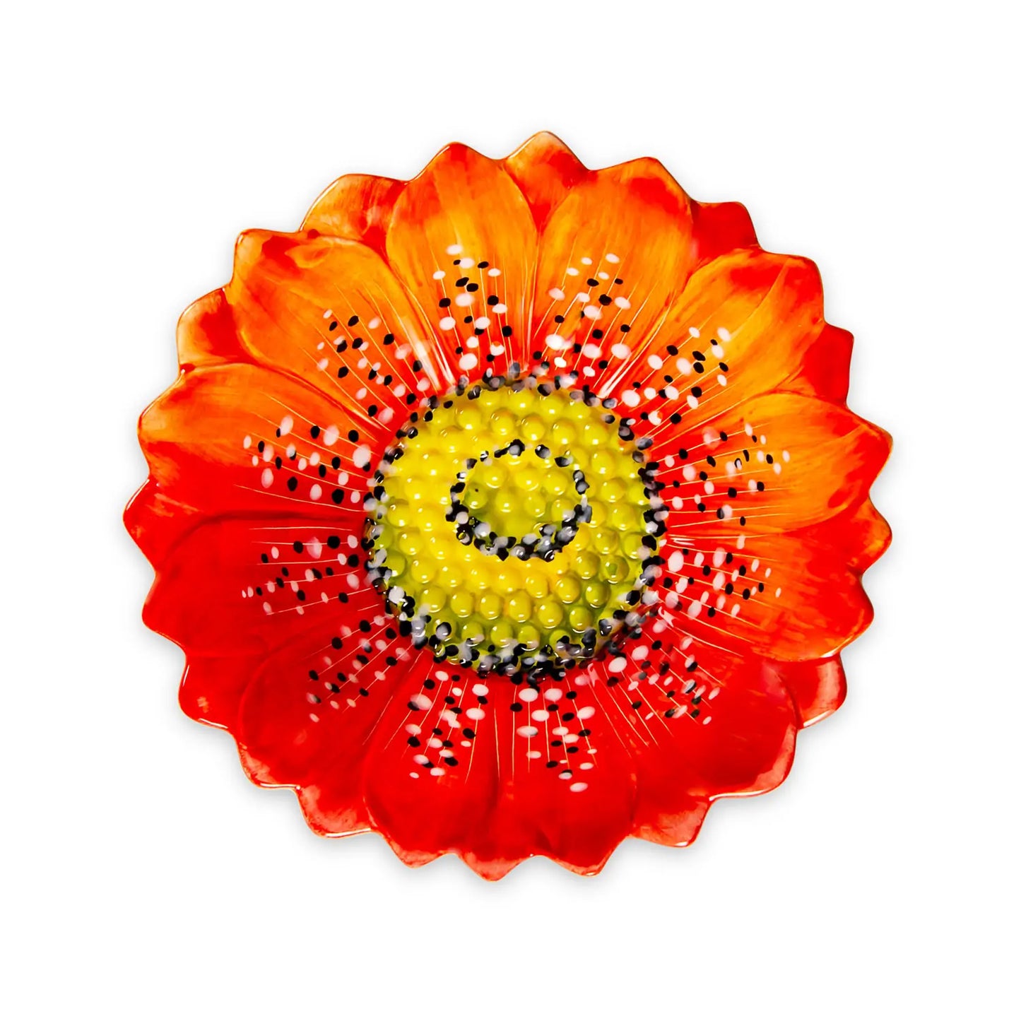 Medium Red Daisy Bowl