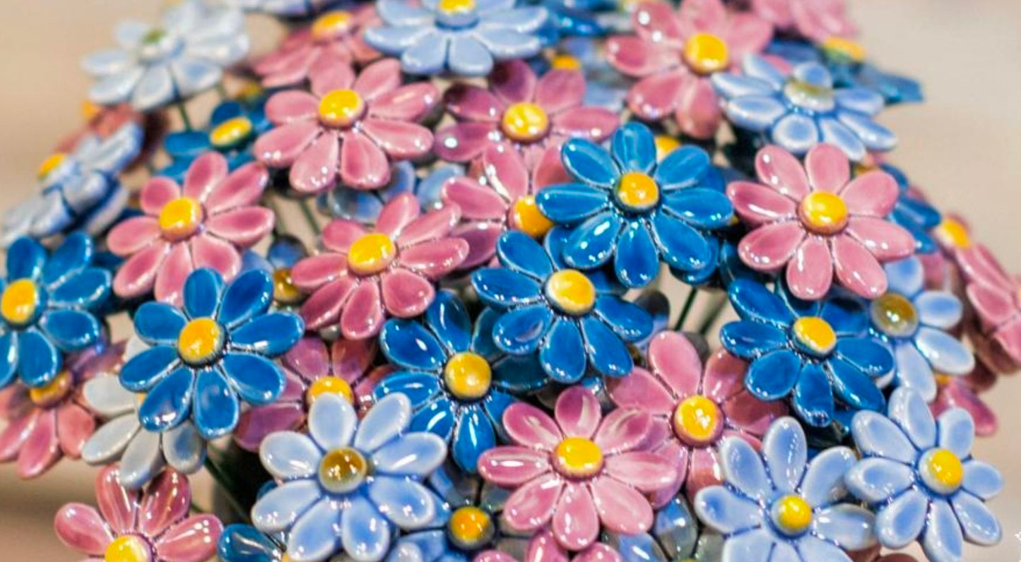 Dark Blue Daisy