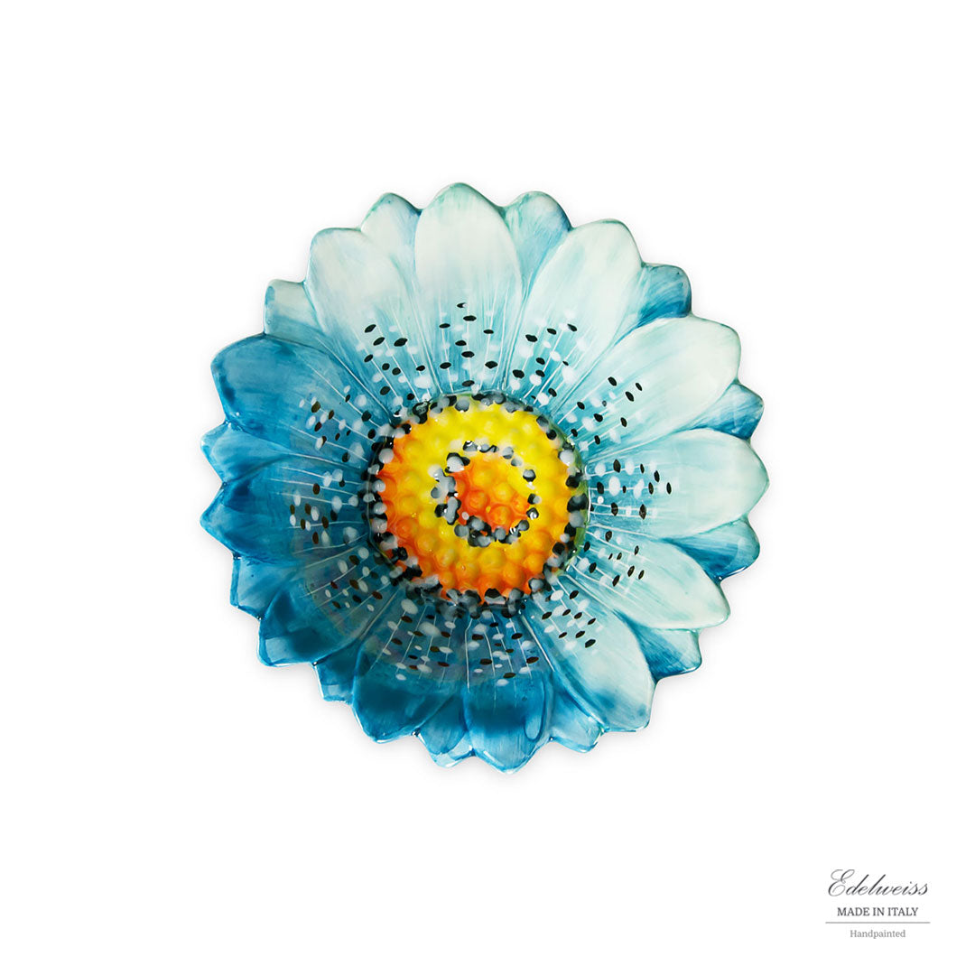 Small Blue Daisy Bowl